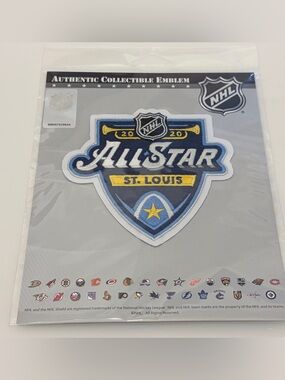 Authentic NHL 2020 All-Star Game St. Louis Collectable Emblem Jersey Patch NEW